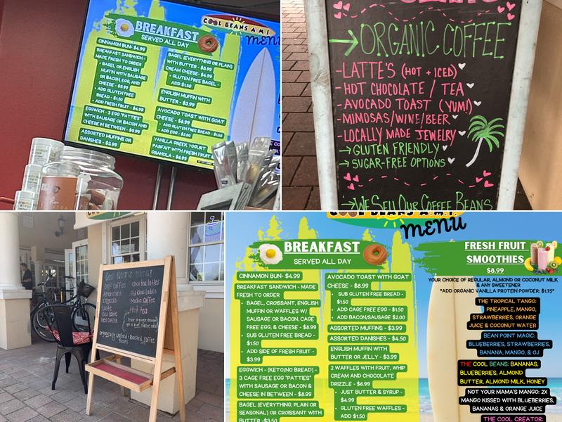 Cool Beans A.M.I. Menu