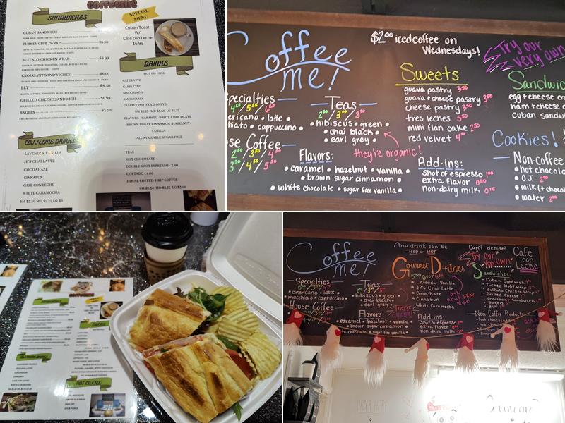 CoffeeMe Menu
