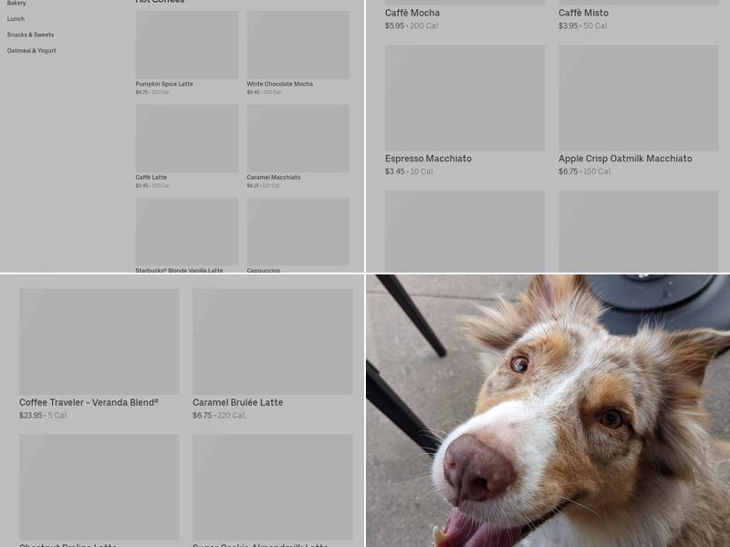 Starbucks Menu