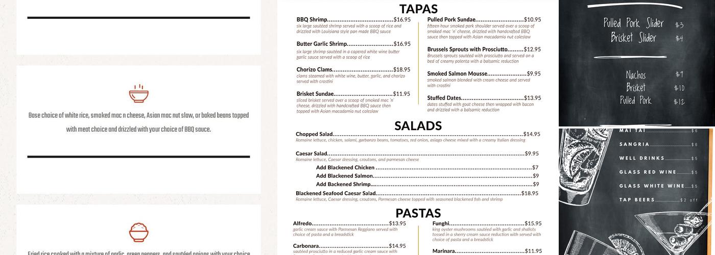 Da Taste by Ohana Q Menu