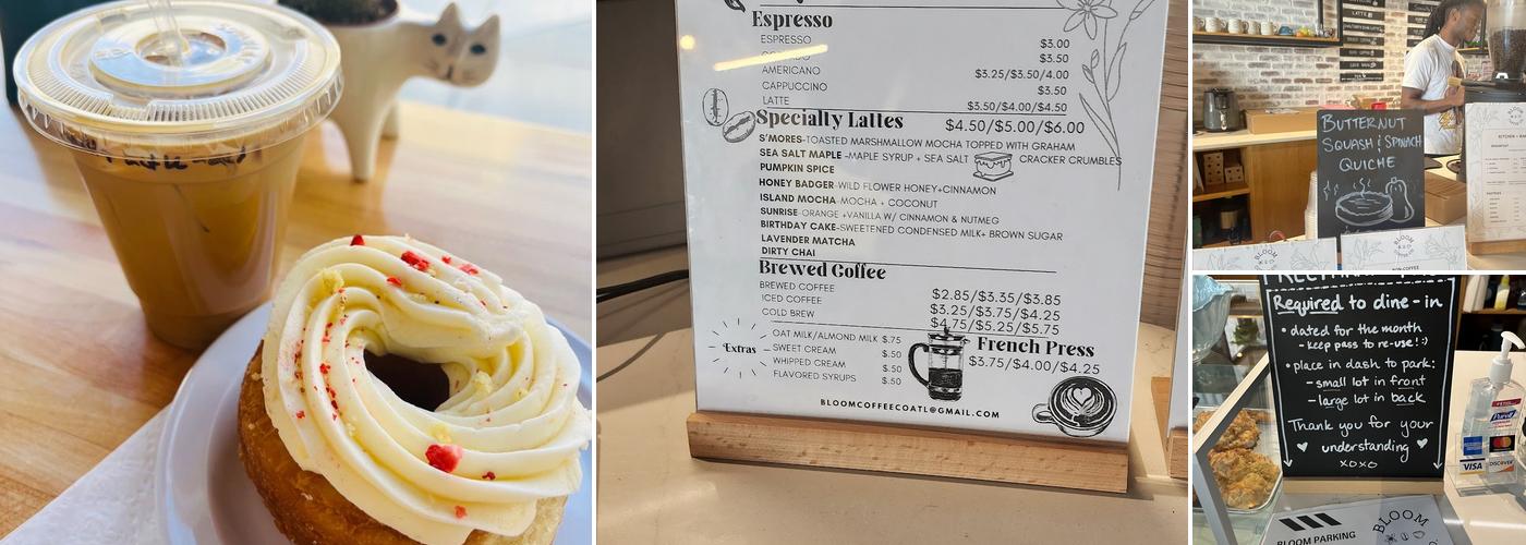 Bloom Coffee Co. Menu