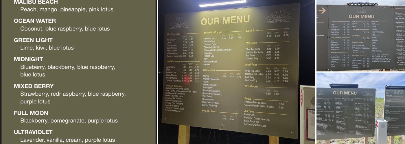HeBrews XI Coffee LLC Menu