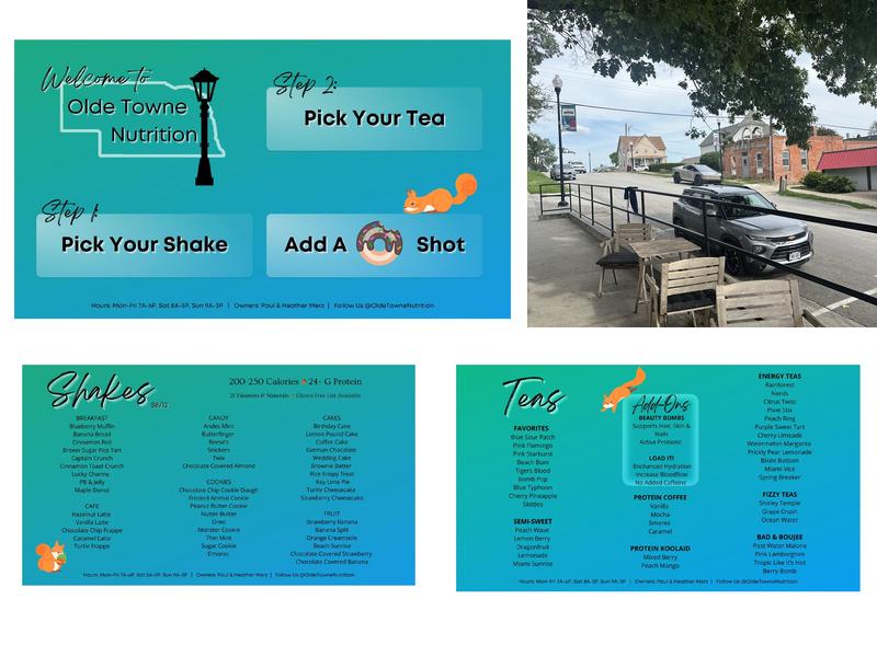 Olde Towne Nutrition Menu