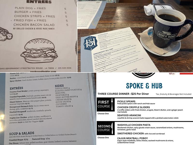 Spoke & Hub Menu
