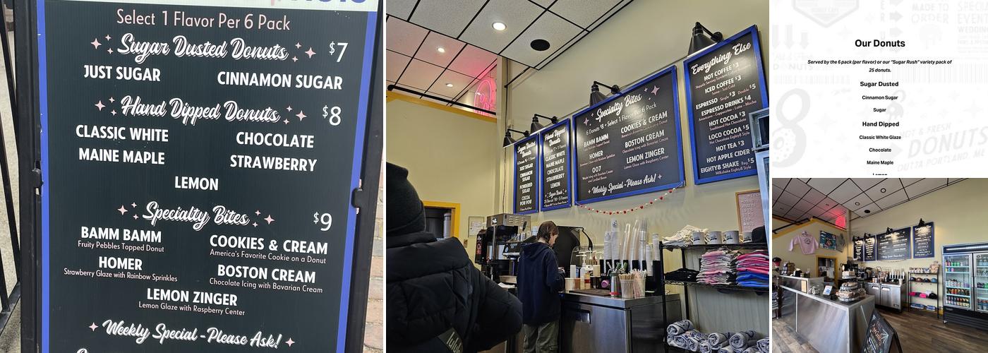 Eighty 8 Donuts Menu