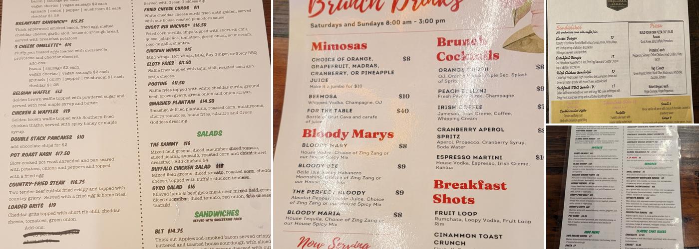 BeeLiner Diner Menu