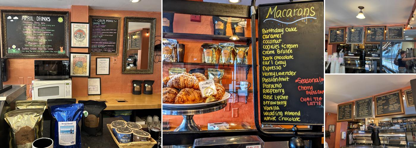 Mornings in Paris Menu