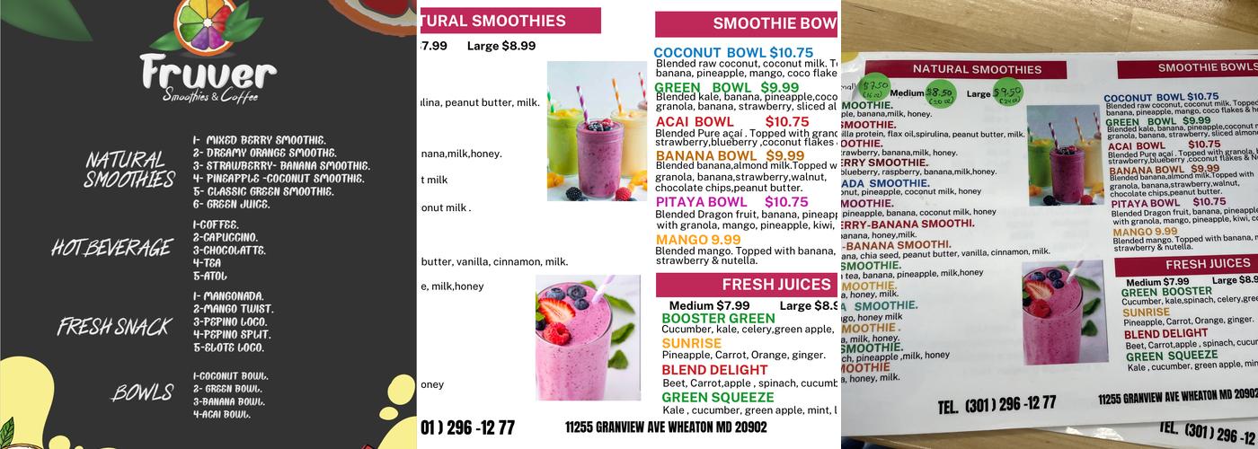 Fruver Menu