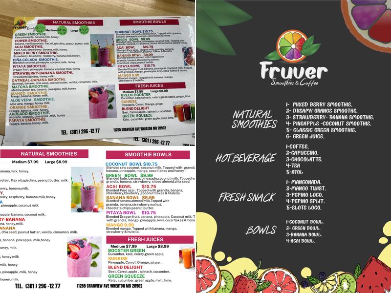 Fruver Menu