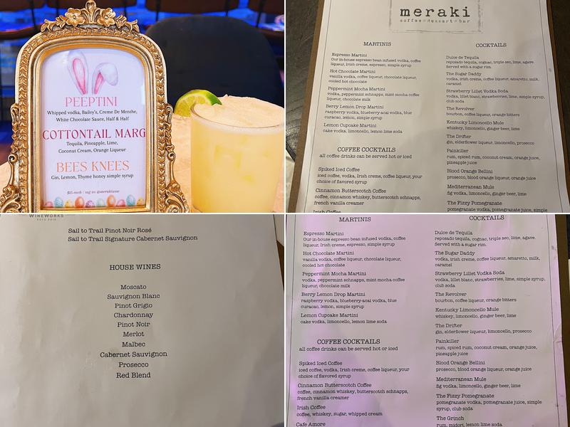 Meraki Cafè Dessert Bar Menu