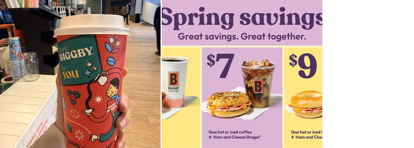 BIGGBY COFFEE Menu