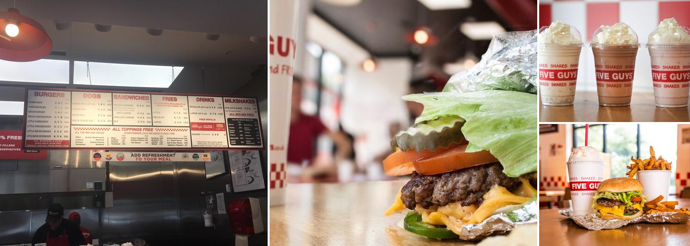 Five Guys Menu