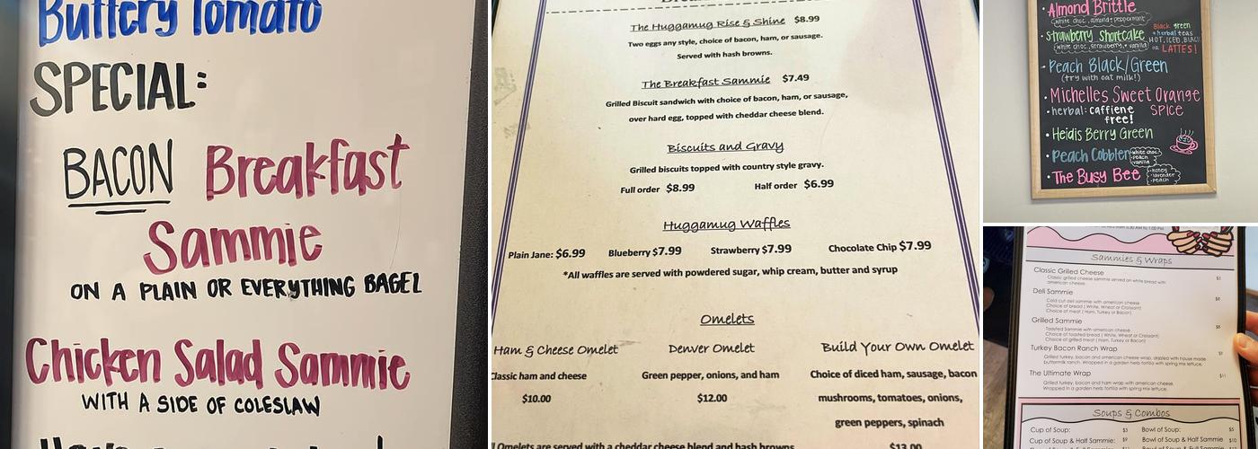 Heidi’s Huggamug Cafe Menu