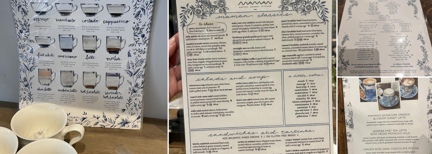 maman Menu