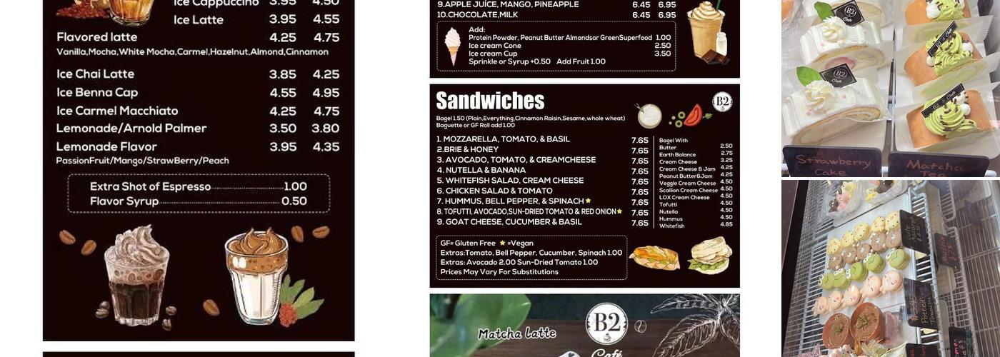 B2 Cafe Menu