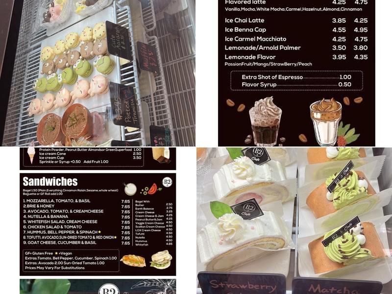 B2 Cafe Menu