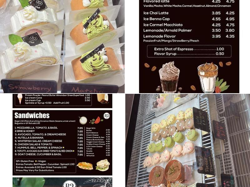 B2 Cafe Menu