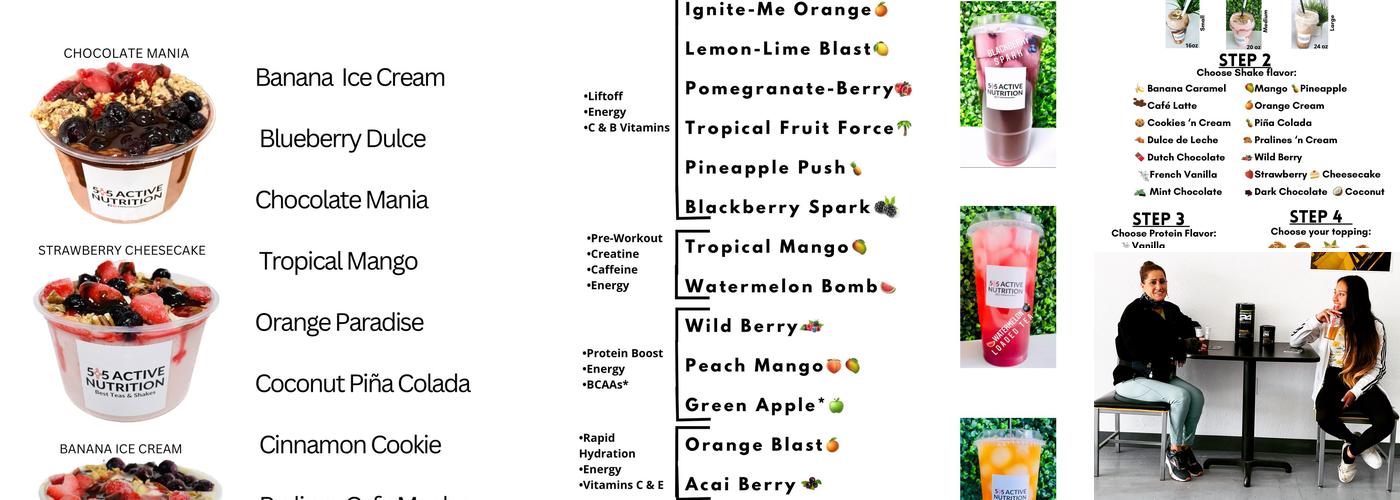 Herbalife 505 Active Nutrition Menu