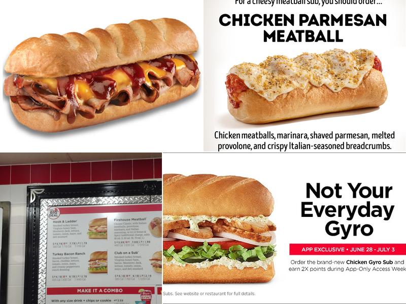 Firehouse Subs Premier Plaza Menu
