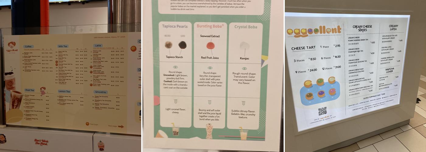 Eggcellent Menu