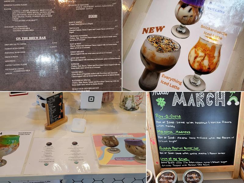 Waterbean Coffee Menu