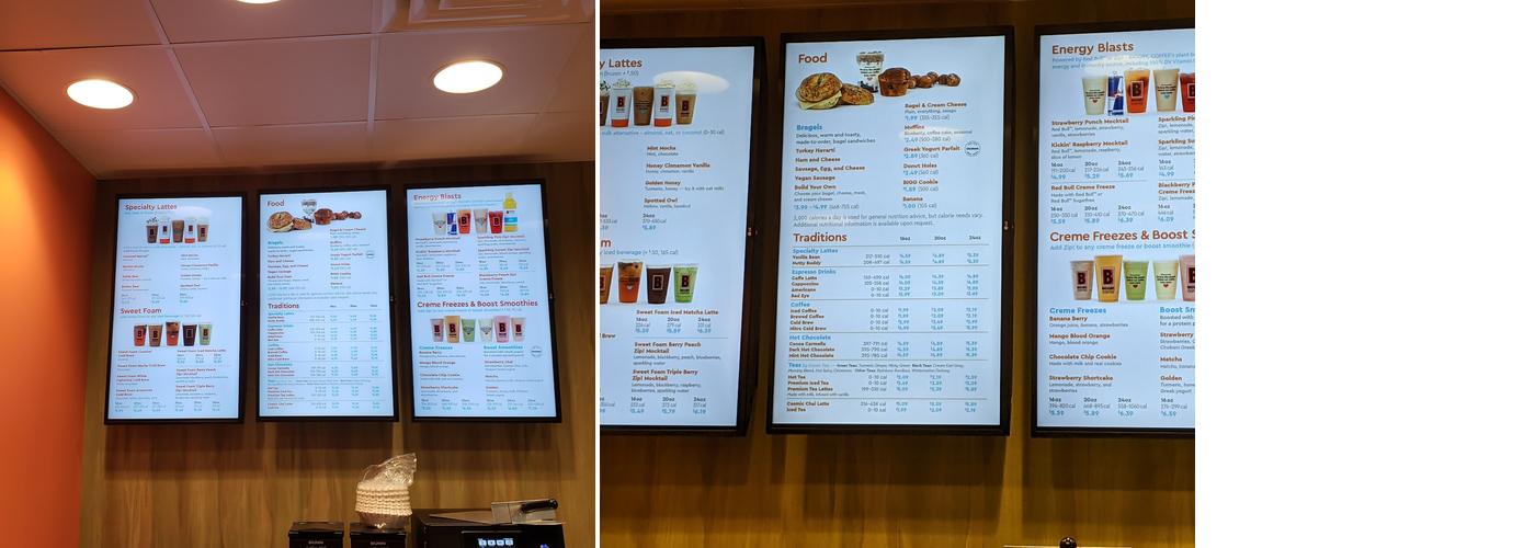 BIGGBY Coffee Menu