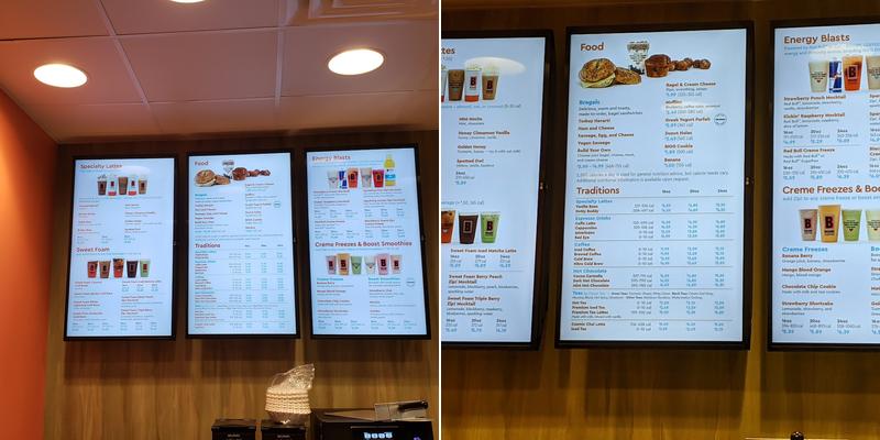 BIGGBY Coffee Menu