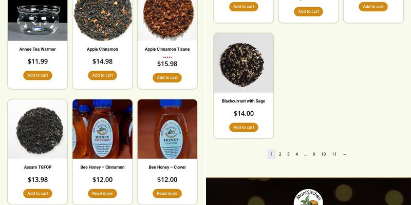 ManiKitchen 2Health 4Life Menu