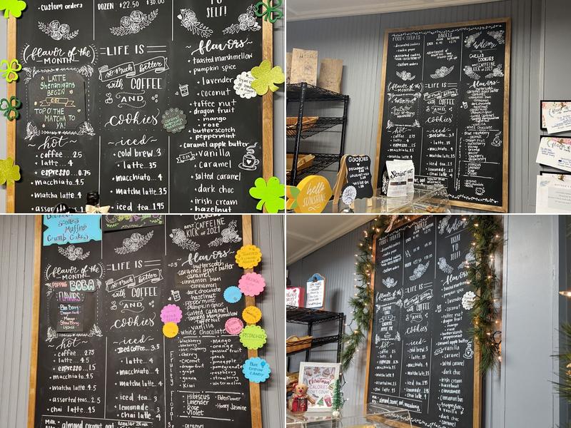 Carli's Cookies Menu