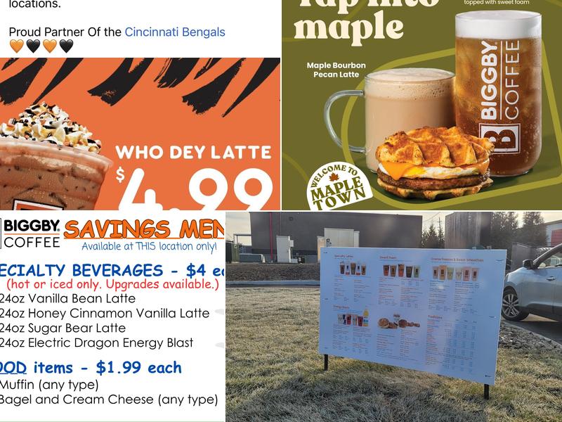 Biggby Coffee Menu