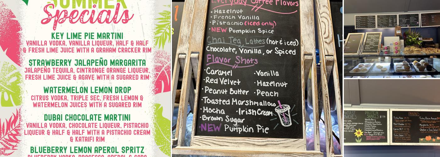 Drip Coffee House Menu