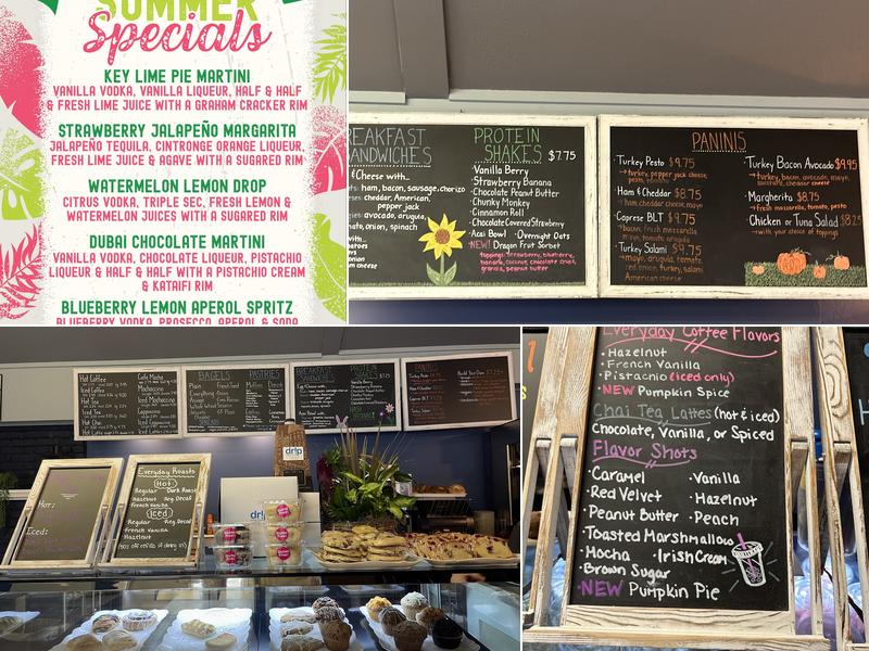 Drip Coffee House Menu