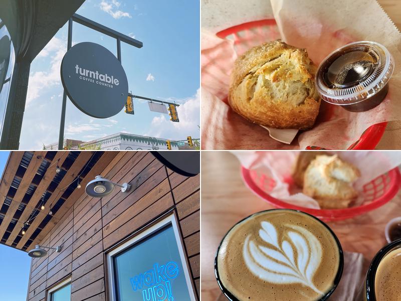 Turntable Coffee Counter