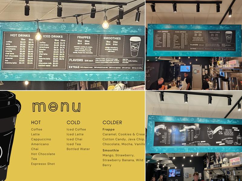 Bitty & Beau's Coffee Menu