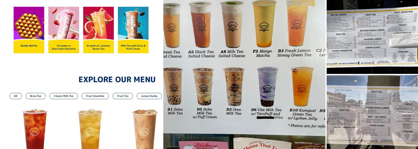 Happy Lemon Menu
