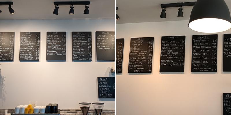 Cure Bakery Coffee Menu
