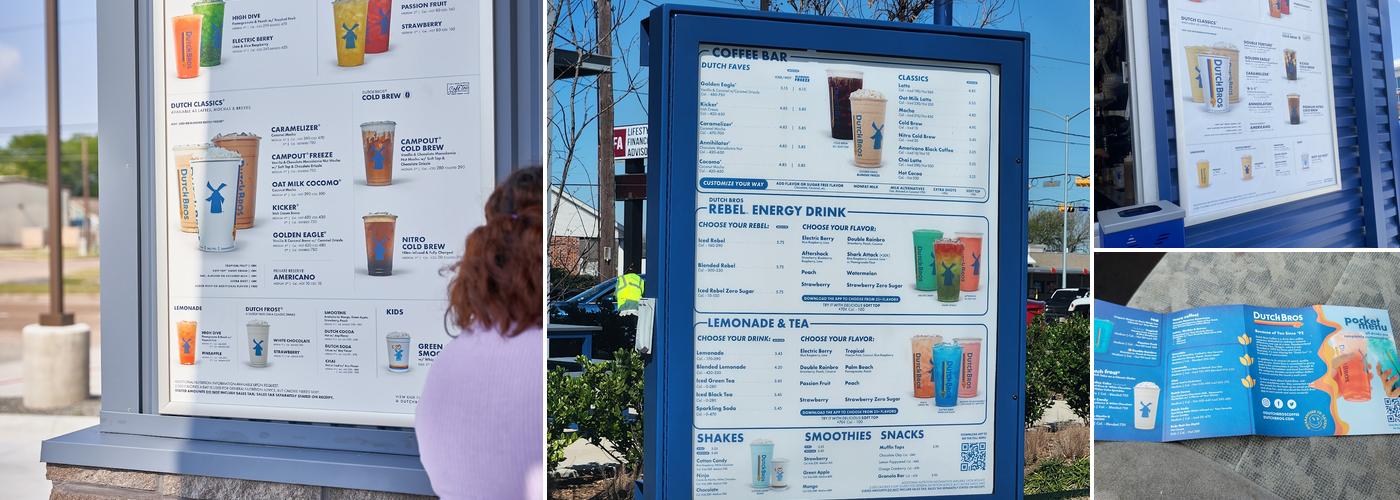 Dutch Bros Coffee Menu
