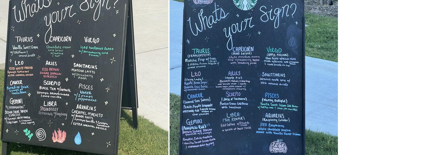 Starbucks Menu