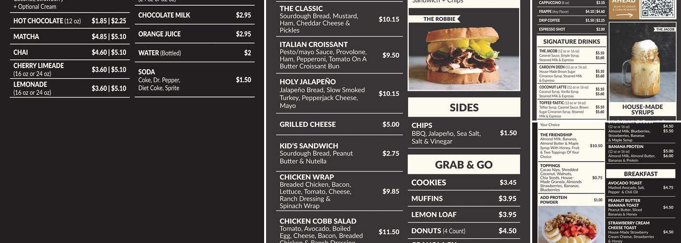 Entwined Grounds Menu