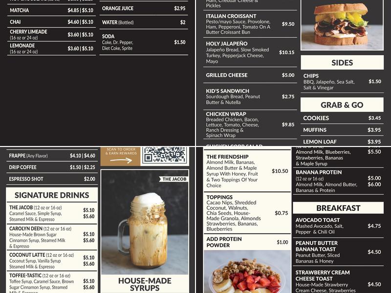 Entwined Grounds Menu