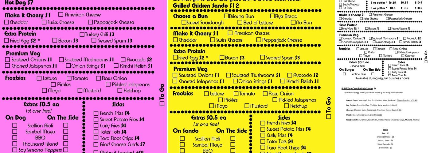 burger-chan Menu