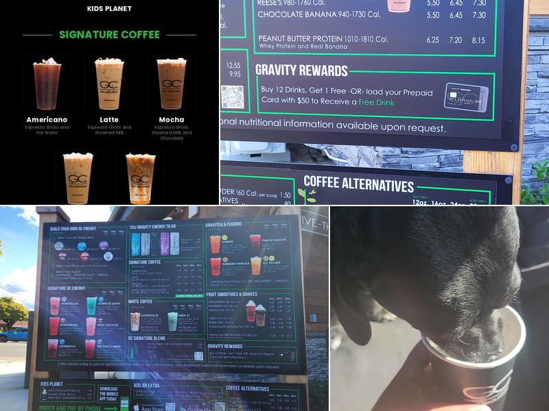 Gravity Coffee Menu