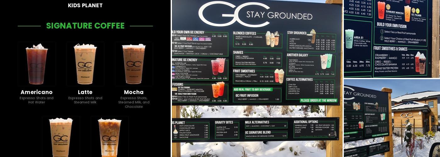 Gravity Coffee Menu