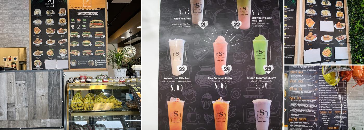 S Level Tea Menu
