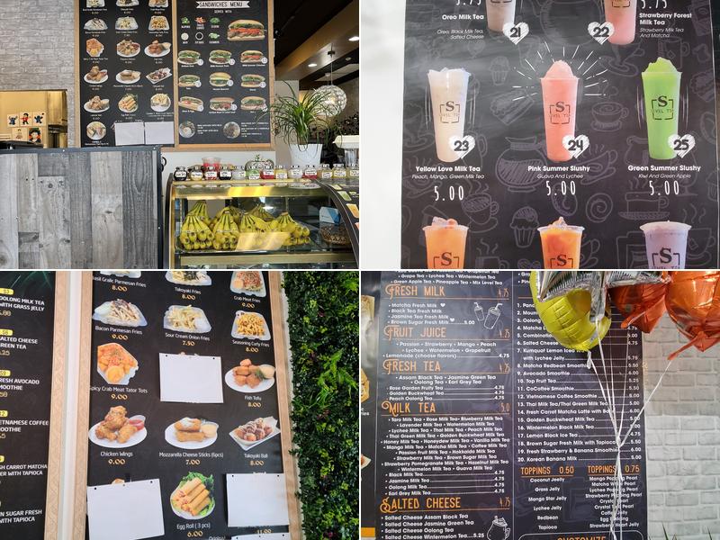 S Level Tea Menu