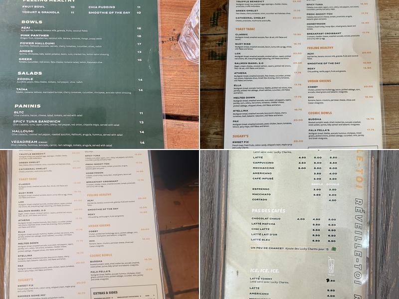 Tommy Café Menu