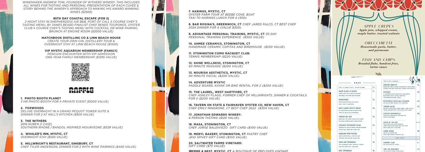 The Port of Call Menu