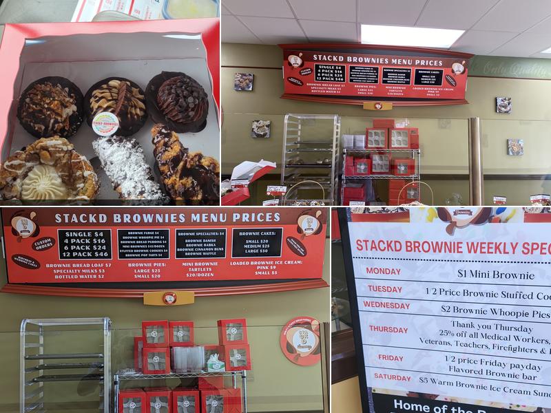 STACKD BROWNIES Menu