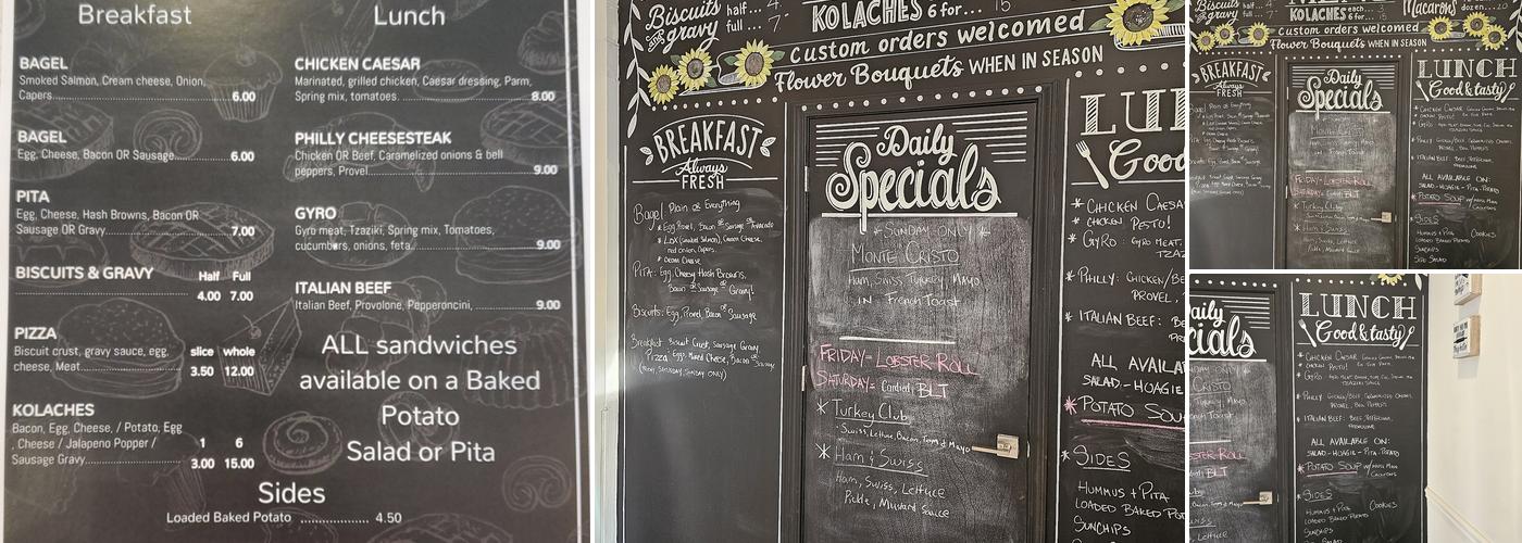 Foxes Boxes Menu