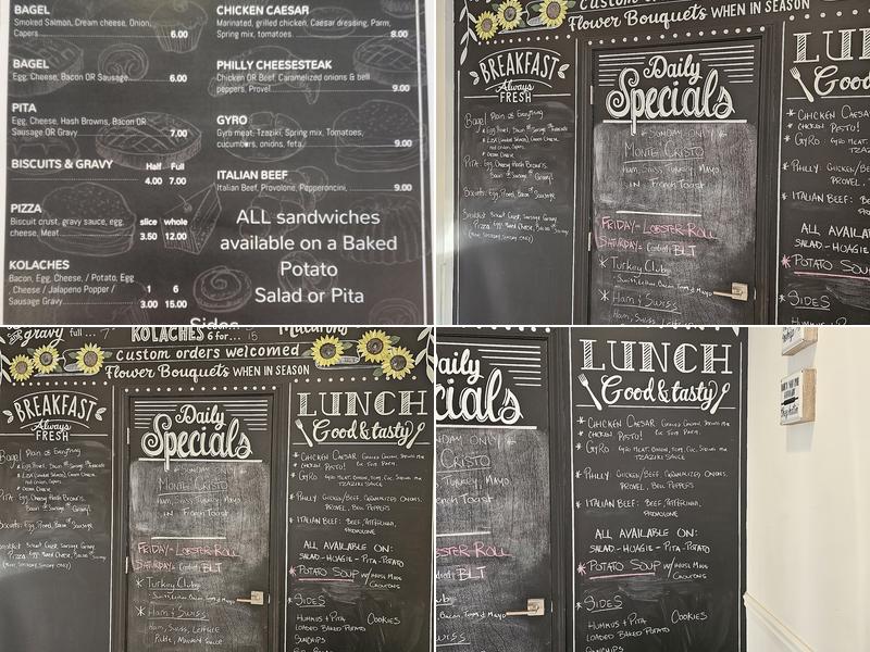 Foxes Boxes Menu